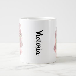 Caneca De Café Grande Lily da Felicidade do Vale Personalizada