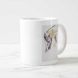 Caneca De Café Grande Lince europeu