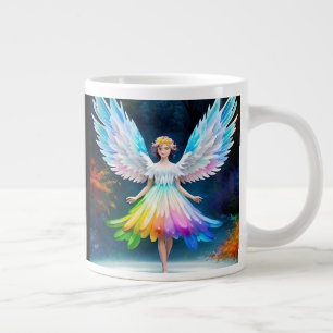 Caneca De Café Grande Linda Anjo Wings Art-35444