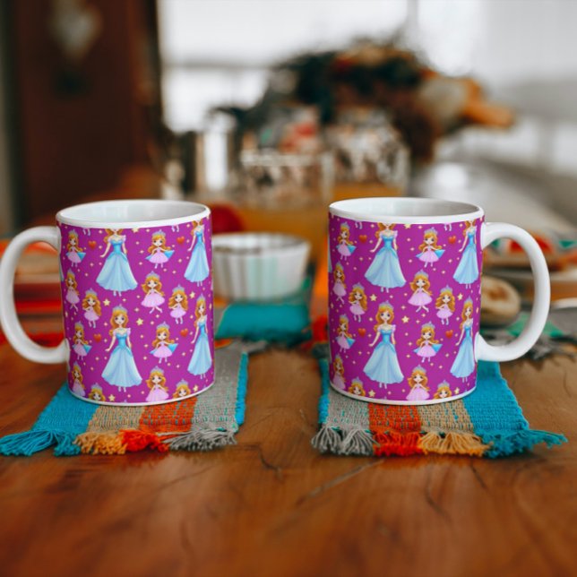 Caneca De Café Grande Linda princesa cerâmica (Criador carregado)