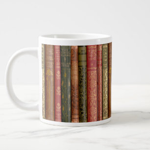 Caneca De Café Grande Lindos Cópias de Livros