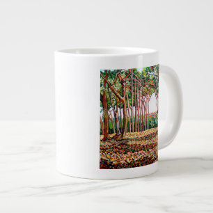 Caneca De Café Grande Linha das árvores 2009