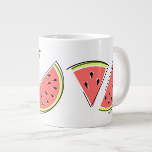Caneca De Café Grande Linha de Melancia