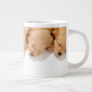 Caneca De Café Grande Linha de Ouro dormindo