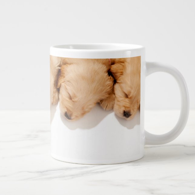 Caneca De Café Grande Linha de Ouro dormindo (Direita)