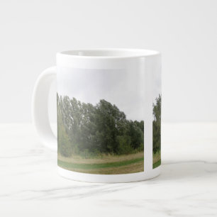 Caneca De Café Grande Linha de Palangreiros Paisagem Mug
