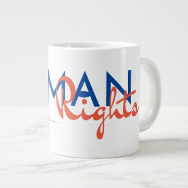 Caneca De Café Grande Linha de vida dos direitos humanos