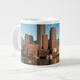Caneca De Café Grande Linha do horizonte de Boston