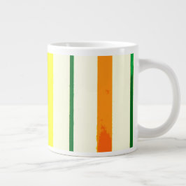 Caneca De Café Grande Linhas antigas