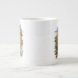 CANECA DE CAFÉ GRANDE LÍON NO TRABALHO