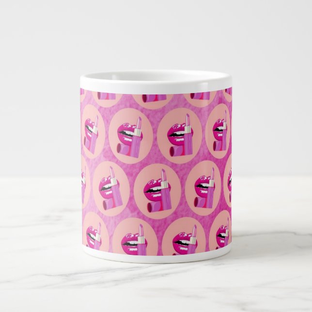 Caneca De Café Grande Lips (Frente)