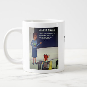 Caneca De Café Grande Lista de Especialidades de Regras de Classe