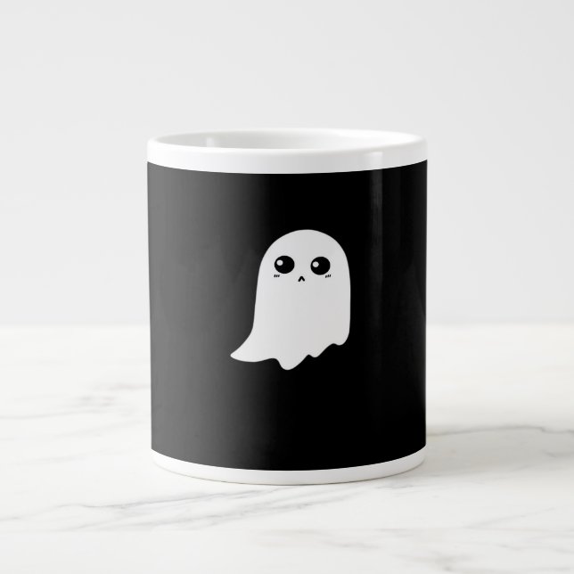 Caneca De Café Grande Little Boo Engraçado Meme (Frente)