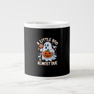 Caneca De Café Grande Little Boo Está Quase Chegando Linda Gravidez de H