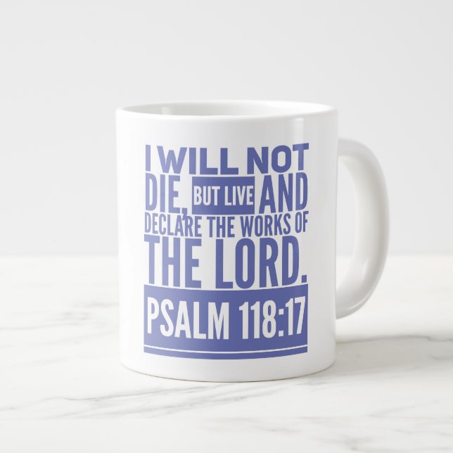 Caneca De Café Grande Live Jumbo Mug (Frente Esquerda)