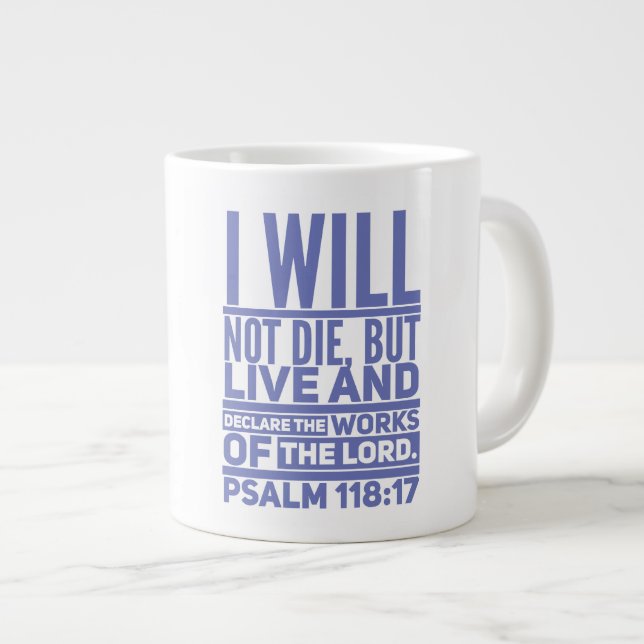 Caneca De Café Grande Live Jumbo Mug (Frente Esquerda)