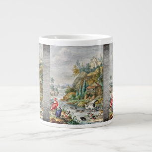 Caneca De Café Grande Live Nature Art Painting Specialty Mug