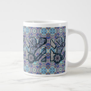Caneca De Café Grande Living Metal no 2 de Alexandra Cook aka Linandara