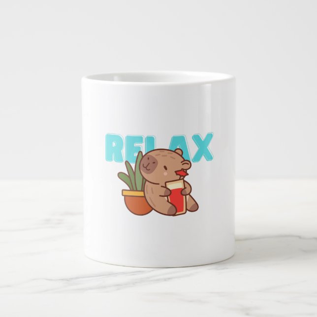 Caneca De Café Grande LivroBrew (Frente)
