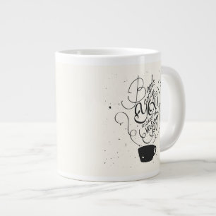 Caneca De Café Grande Livros Café E Você Me Faz Feliz