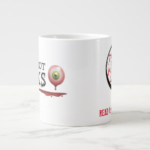 Caneca De Café Grande Livros De Sangue Jumbo Mug