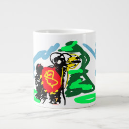 Caneca De Café Grande Llama  fun  