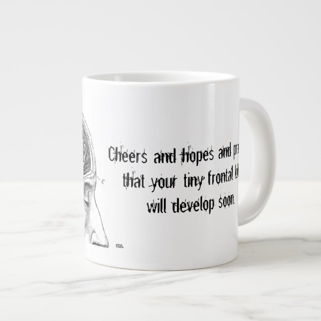 Caneca De Café Grande Lobe Haiku Mug (Frente Esquerda)