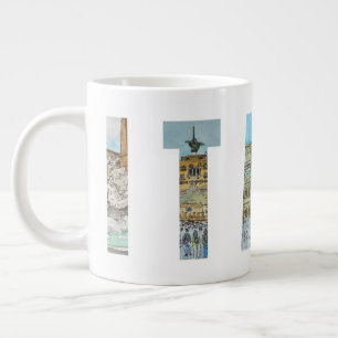 Caneca De Café Grande Localizações de viagem Itália
