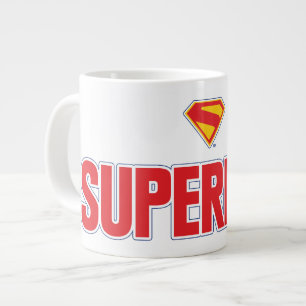 Caneca De Café Grande Logotipo clássico do Super-Homem