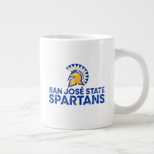 Caneca De Café Grande Logotipo da San Jose State Spartans com Marca de P