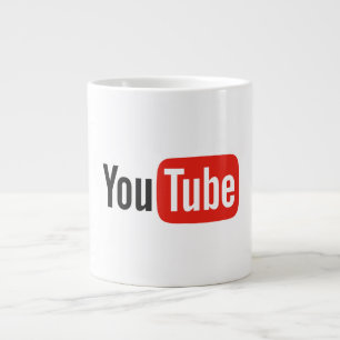 Caneca De Café Grande Logotipo do YouTube Mugs