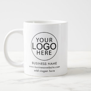 Caneca De Café Grande Logotipo Empresarial Brinde Promocional Personaliz