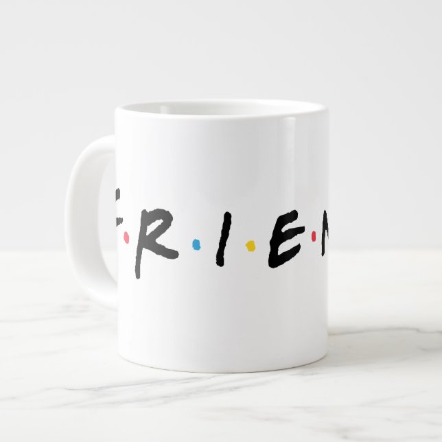 Caneca De Café Grande Logotipo FRIENDS™ (Frente Esquerda)