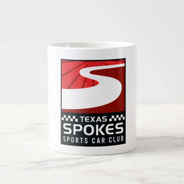 Caneca De Café Grande Logotipo Jumbo Mug com Spokes (Frente)