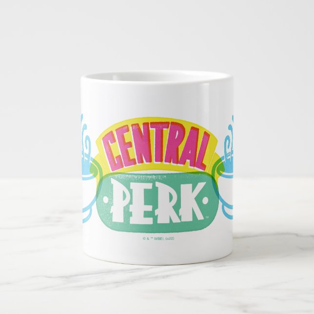 Caneca De Café Grande Logotipo Neon Central Perk (Frente)