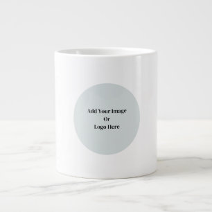 Caneca De Café Grande Logotipo ou imagem comercial personalizados