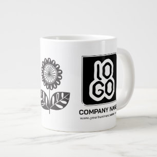 Caneca De Café Grande Logotipo personalizado de Promocional para empresa