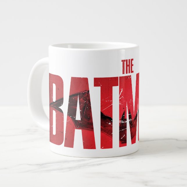 Caneca De Café Grande Logotipo Teatral Batman (Frente Esquerda)