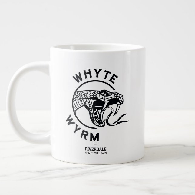 Caneca De Café Grande Logotipo Whyte Wyrm (Esquerda)