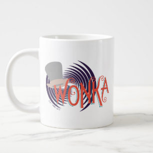 Caneca De Café Grande Logotipo Wonka Spiral