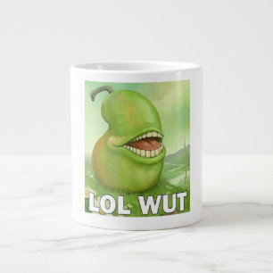 Caneca De Café Grande Lol Wut Pear