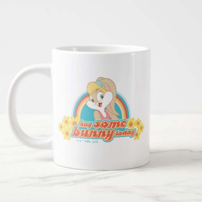Caneca De Café Grande Lola Bunny Hug Algumas Coelhinhas Hoje (Esquerda)