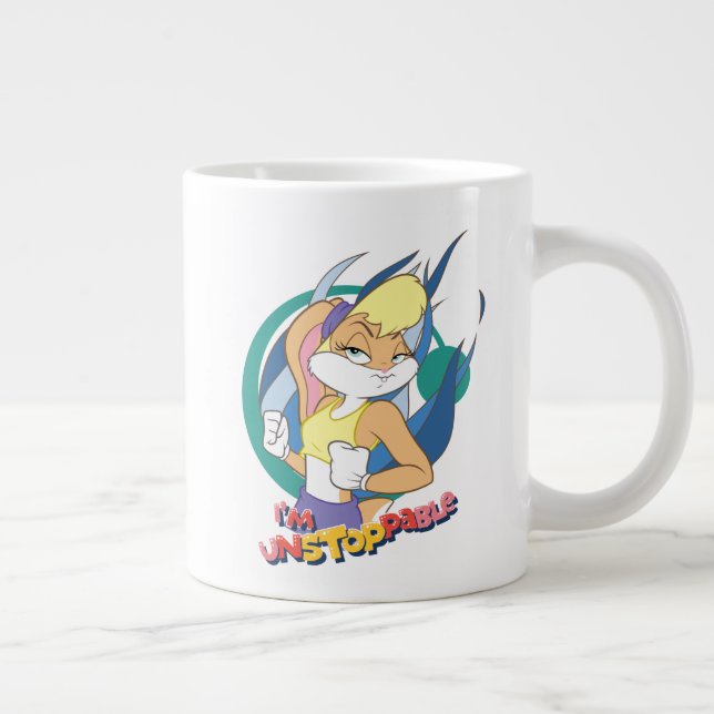 Caneca De Café Grande Lola Bunny "Sou Imparável" (Direita)
