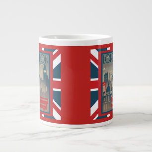 Caneca De Café Grande London Big Red Bus e outros marcos