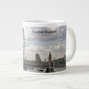 Caneca De Café Grande Londres, Inglaterra Skyline, Big Ben, London Eye, 