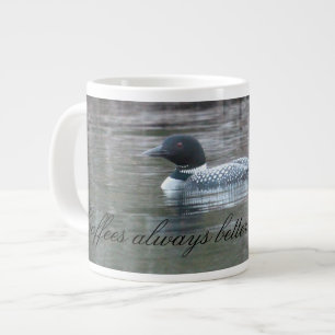Caneca De Café Grande Loon Cottage inspirado