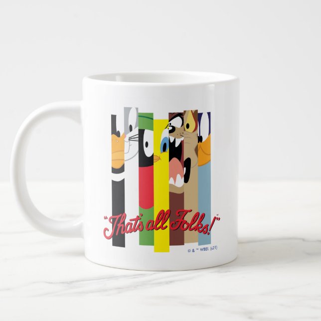 Caneca De Café Grande LOONEY TUNES™ QUE SÃO TODOS OS PESSOAS!™ Caractere (Esquerda)