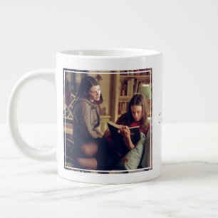 Caneca De Café Grande Lorelai e Rory Sentados no Quarto