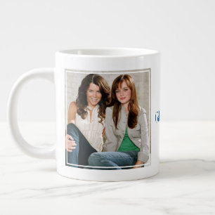 Caneca De Café Grande Lorelai & Rory - Retrato Sentado