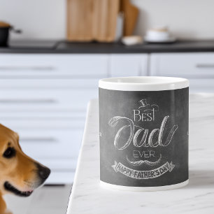 Caneca De Café Grande Lousa Melhor Pai do Mundo Dia dos Pais Personaliza